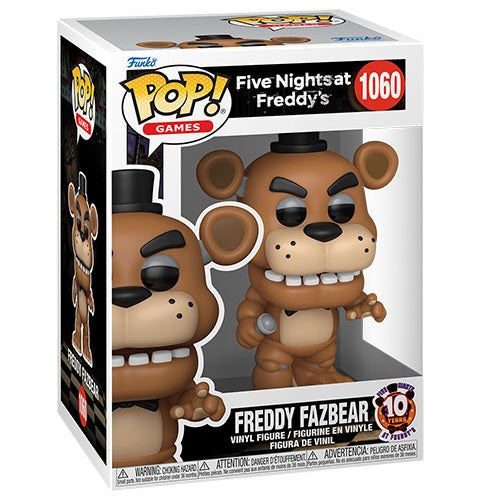 Funko Pop ! Five Nights At Freddy'S - (1060) Freddy Fazbear 10Th Figure Fnaf 9Cm