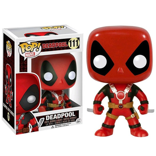 Funko Pop ! Marvel Deadpool - (111) Deadpool W/ Swords Figure 9Cm Con Spade