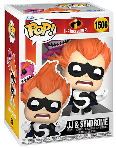 Funko Pop ! Disney Pixar The Incredibles 20Th -(1506) Jj E Syndrome Figure 9Cm