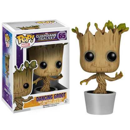 Funko Pop ! Marvel Guardians Of The Galaxy - (65) Dancing Groot Bobble 9Cm Grut