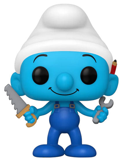 Funko Pop ! Television I Puffi - (1519) Puffo Inventore Handy The Smurfs 9Cm