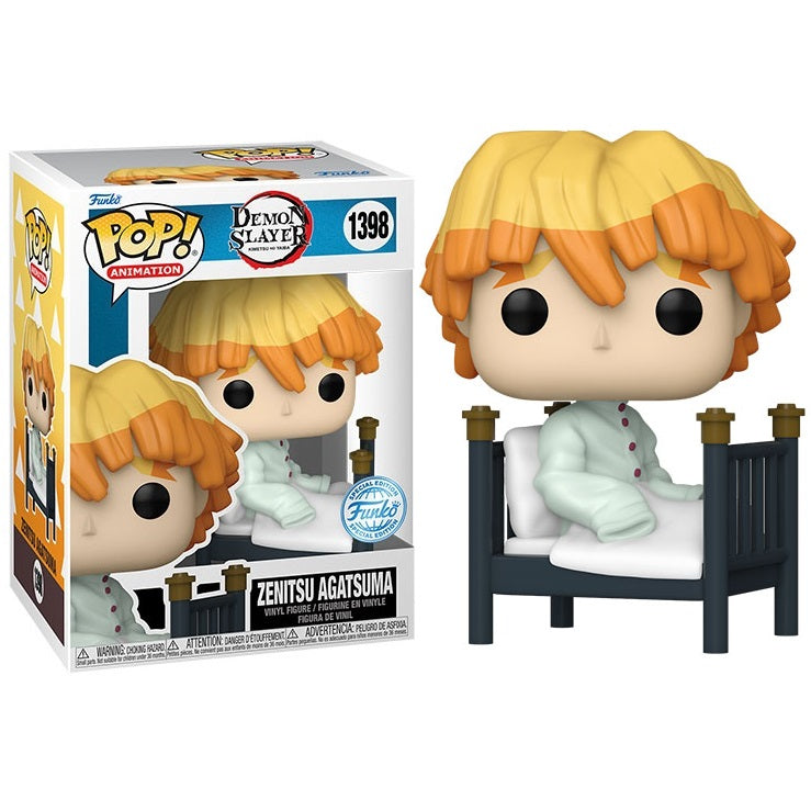 Funko Pop ! Animation - Demon Slayer (1398) Zenitsu Agatsuma Vinyl Figure 9Cm