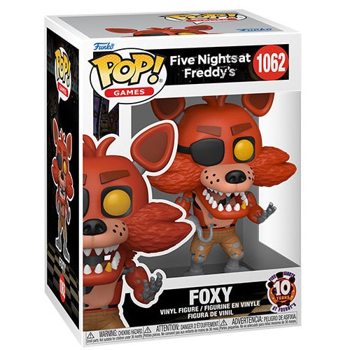 Funko Pop ! Games - Five Nights At Freddy'S (1062) Foxy 10Th Vinyl Figure 9Cm