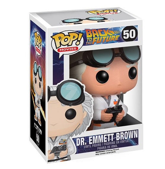 Funko Pop ! Movies Back To The Future - (50) Dr. Emmet Brown Figure Doc 9Cm