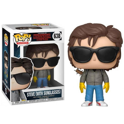 Funko Pop ! Television Stranger Things - Steve With Sunglasses (638) Figure 9Cm
