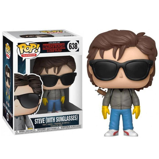 Funko Pop ! Television Stranger Things - Steve With Sunglasses (638) Figure 9Cm