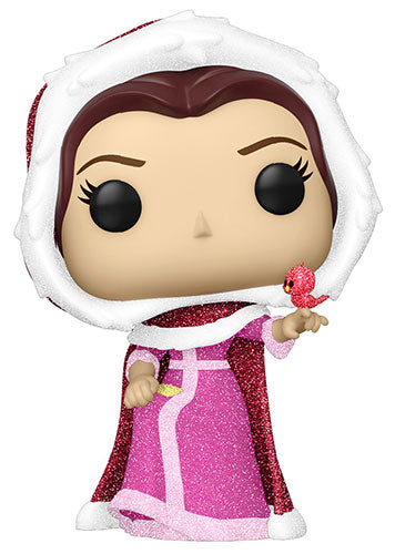 Funko Pop ! Disney Beauty & The Beast -  (1137) Winter Belle Diamond Glitter 9Cm