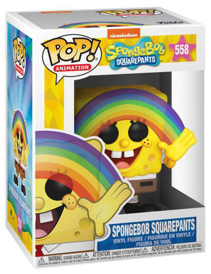 Funko Pop ! Animation Spongebob Squarepants - (558) Spongebob W / Rainbow 9Cm