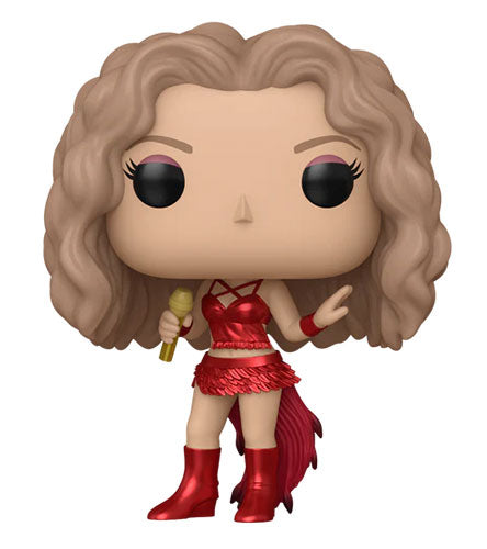 Funko Pop ! Rocks - (393) Shakira Figure Superbowl Metallic Singer 9Cm