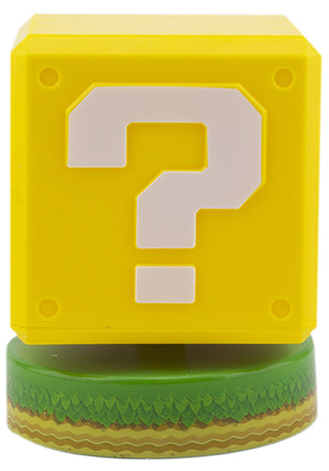 Paladone Nintendo Super Mario Lamp Question Block Light Lampada 3D Da Tavolo