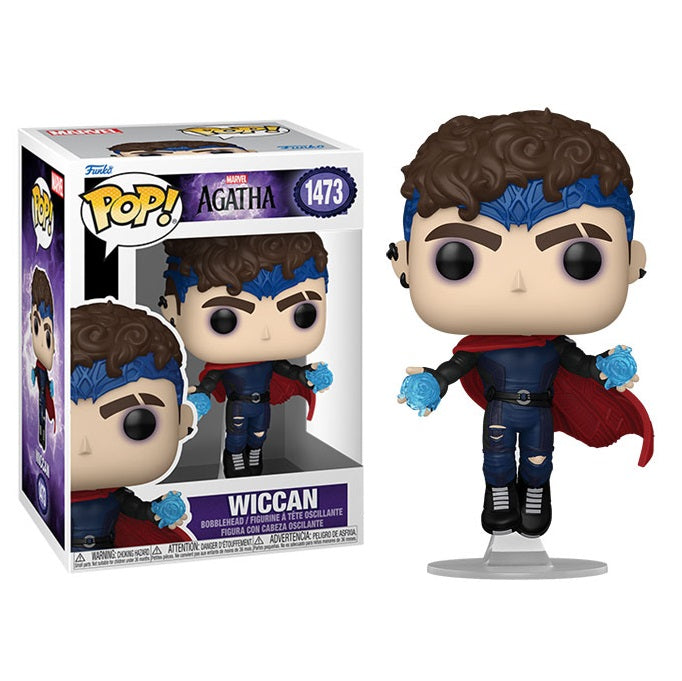 Funko Pop ! Marvel Agatha All Along - (1473) Wiccan Figure Vinyl Asgardian 9Cm