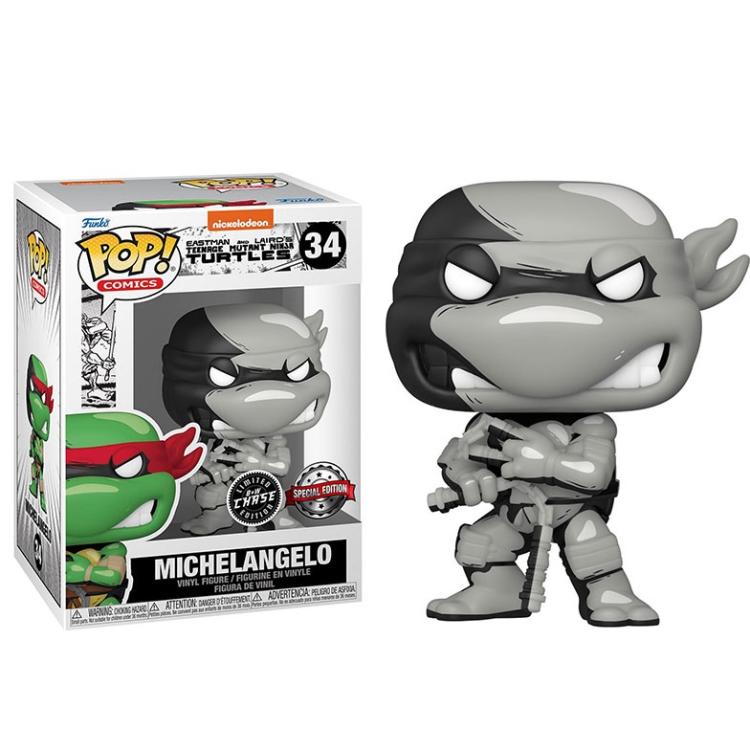Funko Pop ! Comics - Teenage Mutant Ninja Turtles (34-Chase) Michelangelo Tmnt