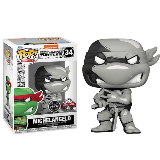 Funko Pop ! Comics - Teenage Mutant Ninja Turtles (34-Chase) Michelangelo Tmnt