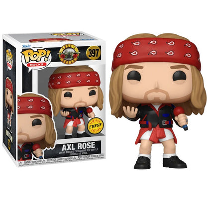 Funko Pop ! Rocks Guns N Roses - (397) Axl Rose 1992 (Chase)Figure Live Rock 9Cm