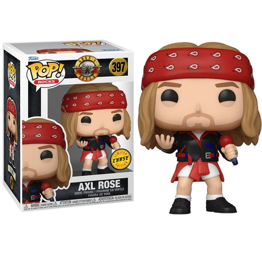 Funko Pop ! Rocks Guns N Roses - (397) Axl Rose 1992 (Chase)Figure Live Rock 9Cm