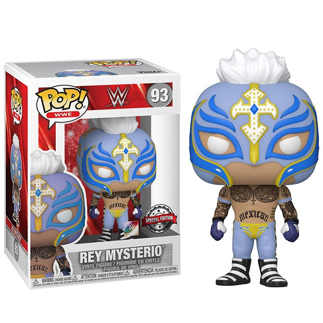 Funko Pop ! Wwe Rey Mysterio - (93) Glows In The Dark Figure Special Edition 9Cm