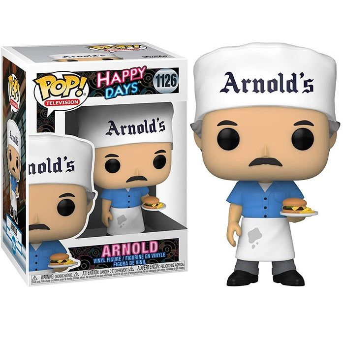 Funko Pop ! Television Tv Happy Days : Arnold (1126) Vinyl Figure 9 Cm Anni 90