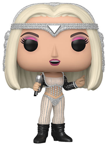 Funko Pop ! Rocks - (385) Cher Living Proof Figure Vinyl Live Music 9Cm