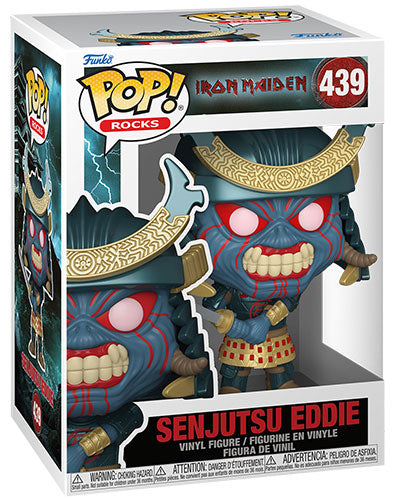 Funko Pop ! Rocks - Iron Maiden (439) Senjutsu Eddie Vinyl Figure 9Cm Samurai