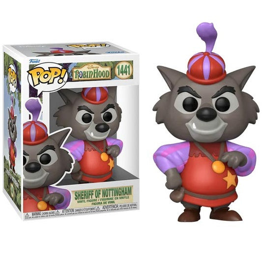 Funko Pop ! Disney Robin Hood - (1441) Sheriff Of Nottingham Figure Sceriffo 9Cm