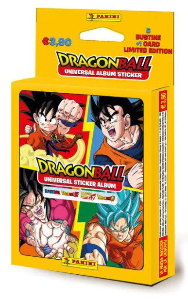 Panini Stickers Dragon Ball Universal 3 Ecoblister 15 Bustine 75 Figurine 3 Card