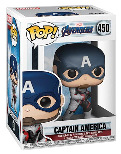 Funko Pop ! Marvel Avengers Endgame - (450) Captain America Bobble Vinyl Figure