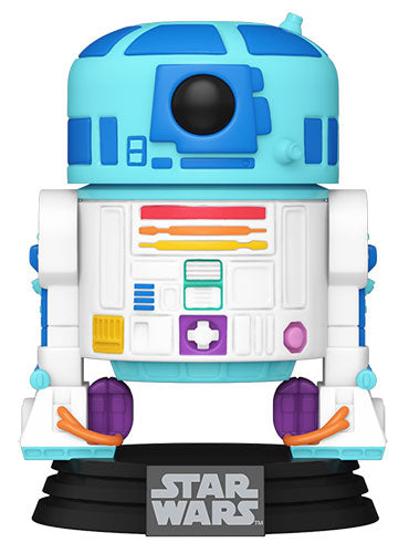 Funko Pop ! Star Wars Pride - (639) R2-D2 Vinyl Figure Bobble-Head 9Cm Nuovo