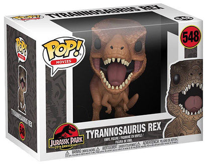 Funko Pop ! Movies Jurassic Park 25Th - (548) T-Rex Figure Vinyl 9Cm Dinosauro