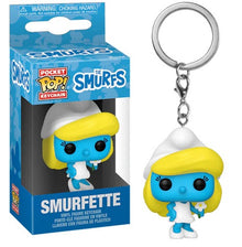 Funko Pop ! Keychain Pocket I Puffi  The Smurfs (Puffetta) Portachiavi Vinyl 4Cm