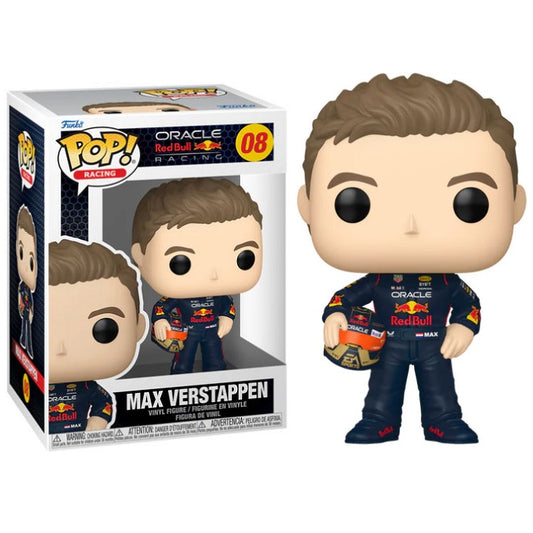 Funko Pop ! Racing Formula 1 Red Bull F1 - (08) Max Verstappen W/ Helmet 9Cm