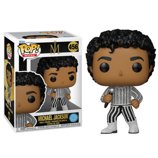 Funko Pop ! Rocks Michael Jackson (456) Rock With You Vinyl Figure Glitter 9cm