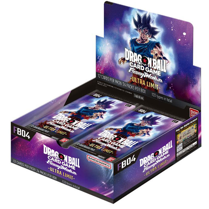 Dragon Ball Super Card Fusion World Fb04 Eu Box 24 Buste Tcg Ultra Limits Game