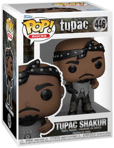 Funko Pop ! Rocks 2 Pac - Tupac Shakur (446) Calfornia Love Figure Rap 2Pac 9Cm