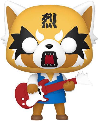 Funko Pop ! Animation Aggretsuko - (96) Aggretsuko W/ Guitar Figure Netflix 9Cm
