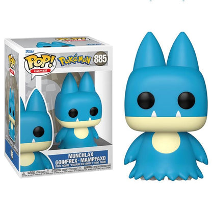 Funko Pop ! Games Pokemon (885) - Munchlax Vinyl Figure 9Cm Snorlax Evo Baby