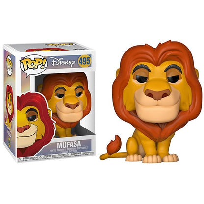 Funko Pop ! Disney Il Re Leone - (495) Mufasa Figure Lion King Vinyl 9Cm Simba