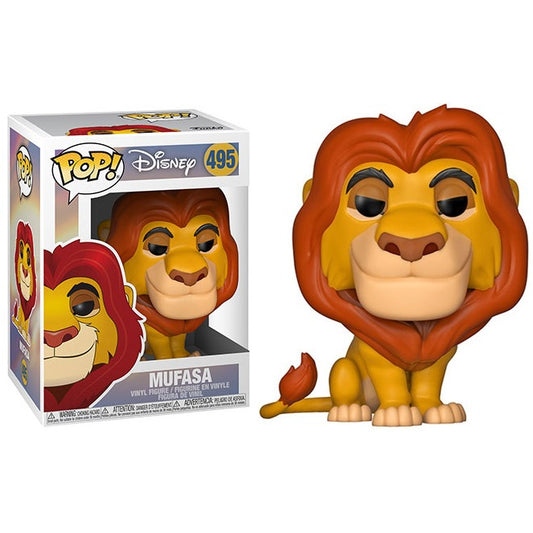 Funko Pop ! Disney Il Re Leone - (495) Mufasa Figure Lion King Vinyl 9Cm Simba