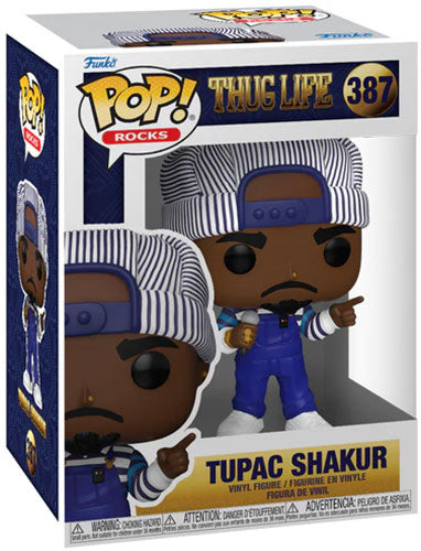 Funko Pop ! Rocks 2 Pac - Tupac Shakur (387) Thug Life 90'S Figure Rap 2Pac 9Cm
