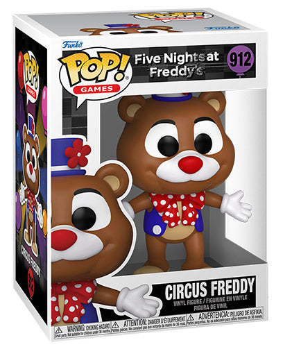 Funko Pop ! Games Five Nights At Freddy'S Security Breach S3 (912) Circus Freddy