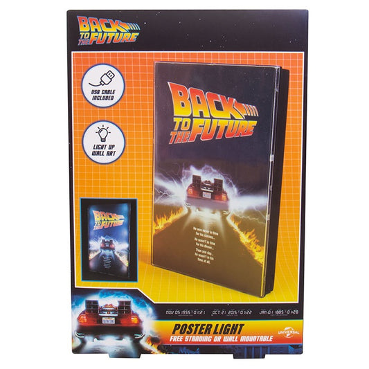 Fizz Lampada Poster Back To The Future Led Light Lampada Notturna Da Collezione