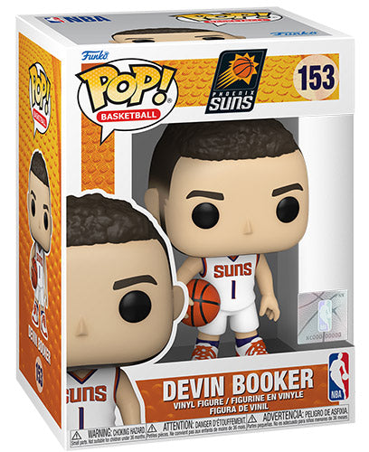 Funko Pop ! Basketball Suns Nba - Devin Booker (153) Vinyl Figure Phoenix Db1