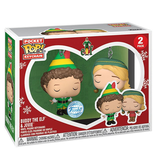 Funko Pop Key! Rudolph 2 Pack -Rudolph E Clarice (Buddy The Elf E Jovie) Special