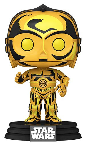 Funko Pop ! Star Wars Retro Series - (454) C-3Po Figure 9Cm Classic Bobble Vinyl