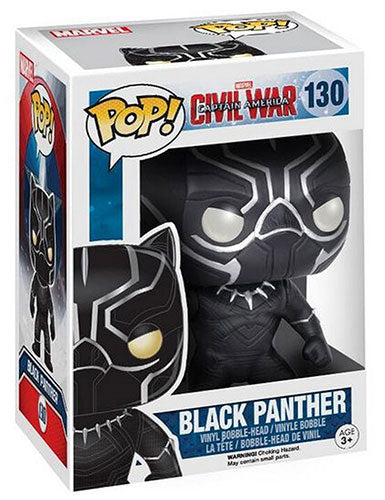Funko Pop ! Marvel Captain America Civil War - (130) Black Panther Vinyl Figure