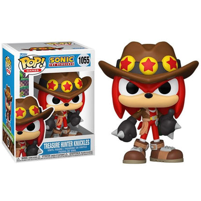Funko Pop ! Games Sonic The Hedgehog (1055) Treasure Hunter Knuckles Figure 9Cm