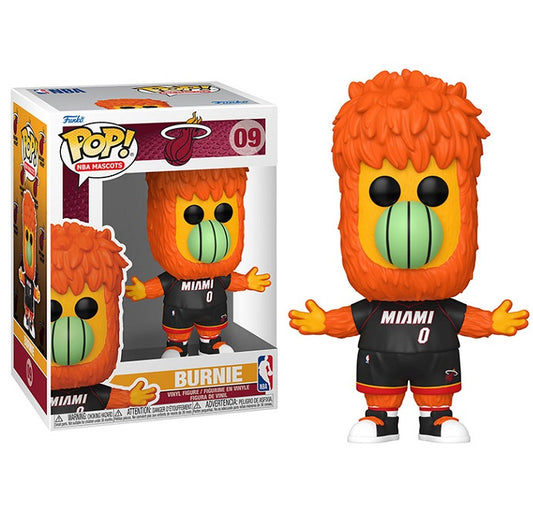 Funko Pop ! Nba Mascots Miami Heat - (09) Burnie Figure Vinyl 9Cm Basket Icon