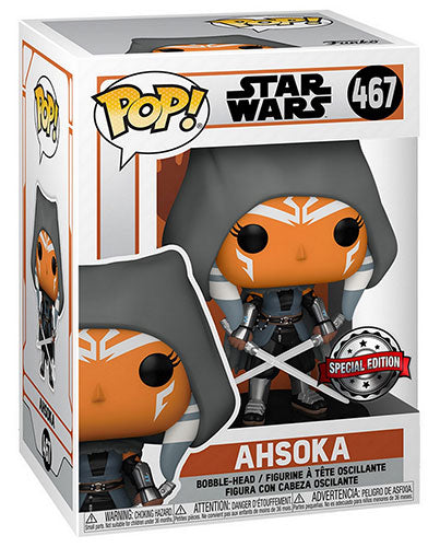 Funko Pop ! Star Wars - (467) Ahsoka Bobble Vinyl Figure Special Edition 9Cm