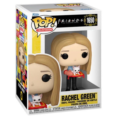 Funko Pop ! Television - Friends (1650) Rachel Green W/ Cat Vinyl Figure 9Cm