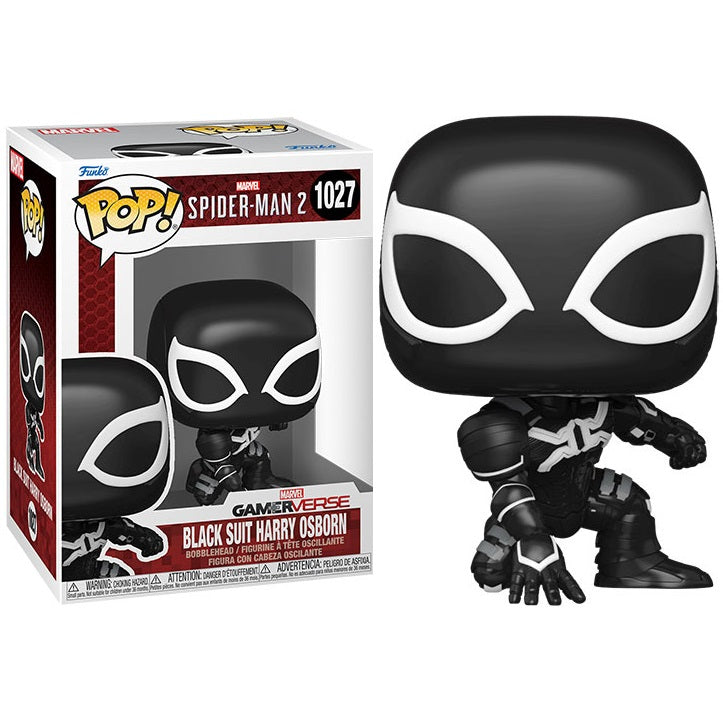 Funko Pop! Marvel Spider-Man 2 - (1027) Black Suit Harry Osborn Vinyl Figure 9Cm