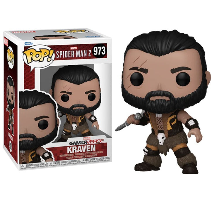 Funko Pop ! Marvel -  Gameverse Spider-Man 2 (973) Kraven Figure 9Cm Spiderman